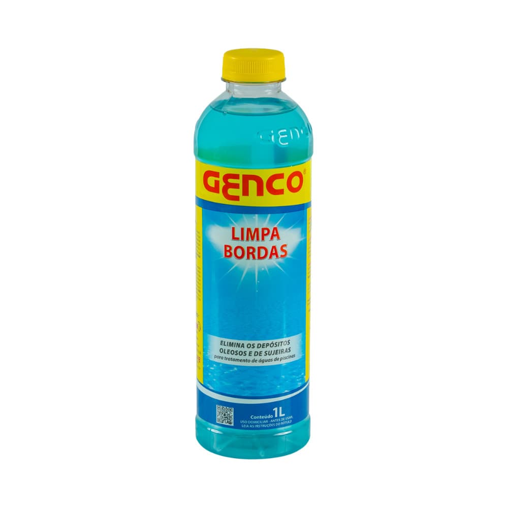 Detergente Limpa Bordas Piscina Genco Limpeza Manutenção Tratamento Eliminação Gordura Azulejo