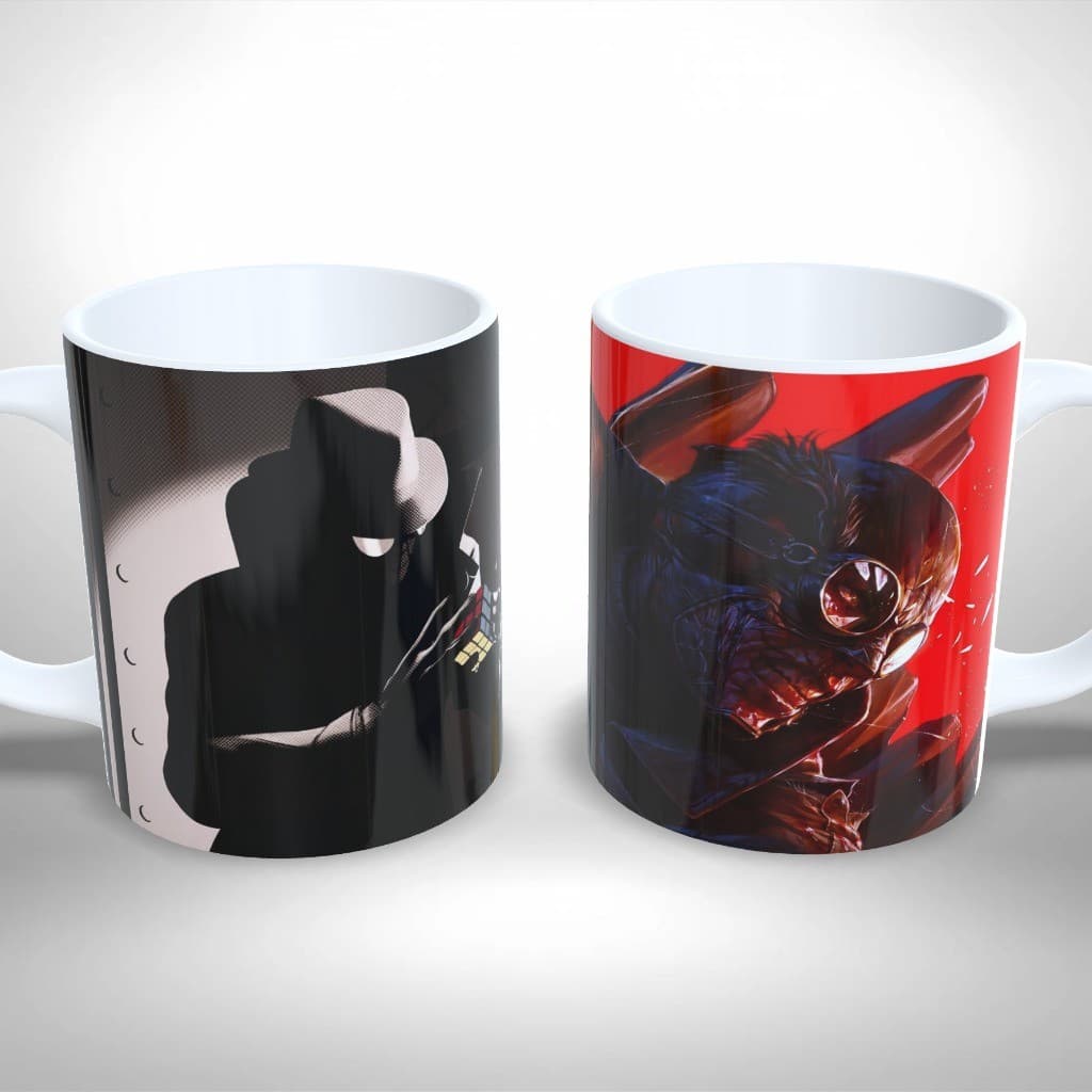 Caneca de Cerâmica Personalizada Spider Noir Série Comic Geek Cerâmica