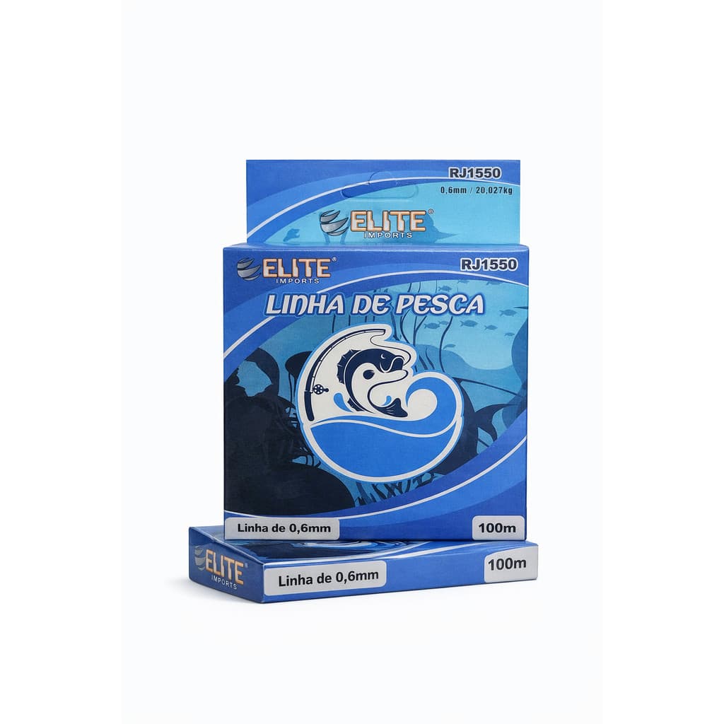 Linha de Pesca 0,6mm Elite Imports 100m Extra Forte