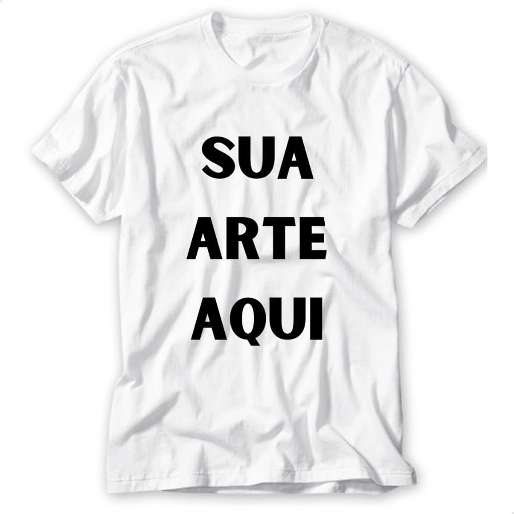 Camiseta Personalizada com sua Arte desenho ou como preferir