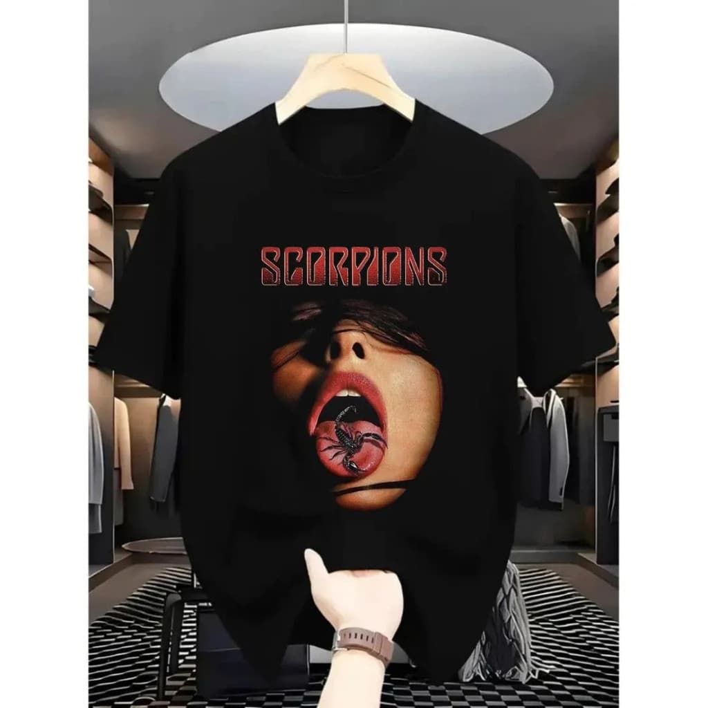 Camisa Rock In Roll Camiseta Banda Scorpions 100% Algodão