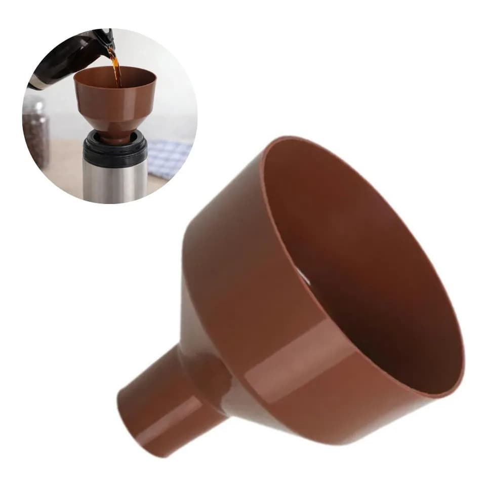 Adaptador De Garrafa Térmica Funil Para Garrafa Térmica P/ Porta Filtro