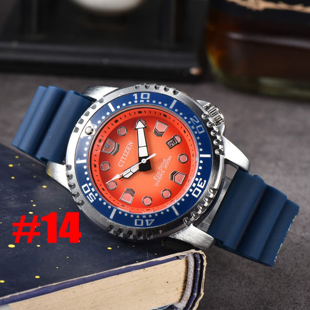 Relógio Masculino Quartzo Negócios Moda Calendário Borracha De Silicone CTN