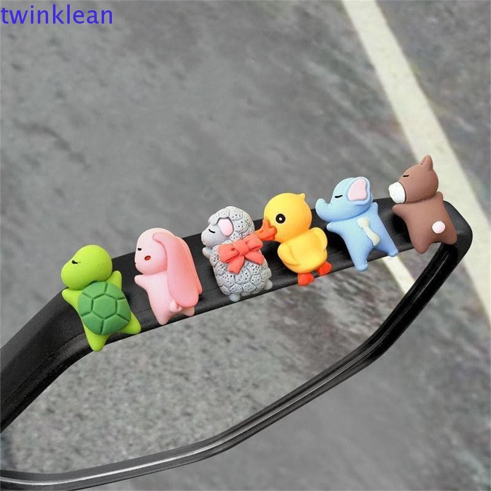 TWINKLEAN Ornamentos De Carro , Acessórios Fofos Para Motocicleta , Bicicleta , Decoração , Console Central , Coelho , I