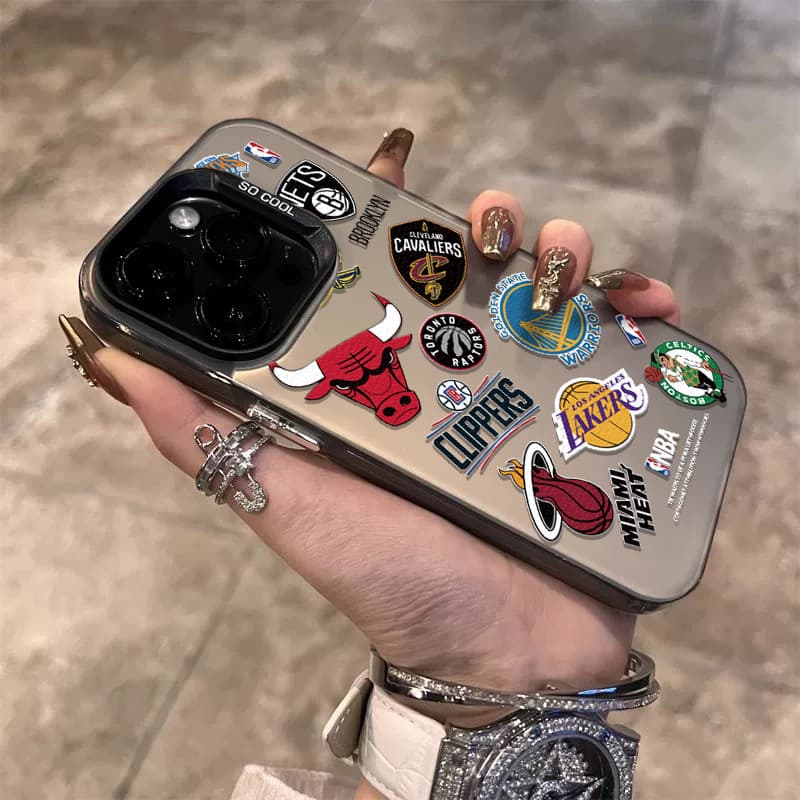 Capa De Telefone Estilo Basquete iPhone xs max xr 7 8 11 12 13 14 15 16 17 pro plus