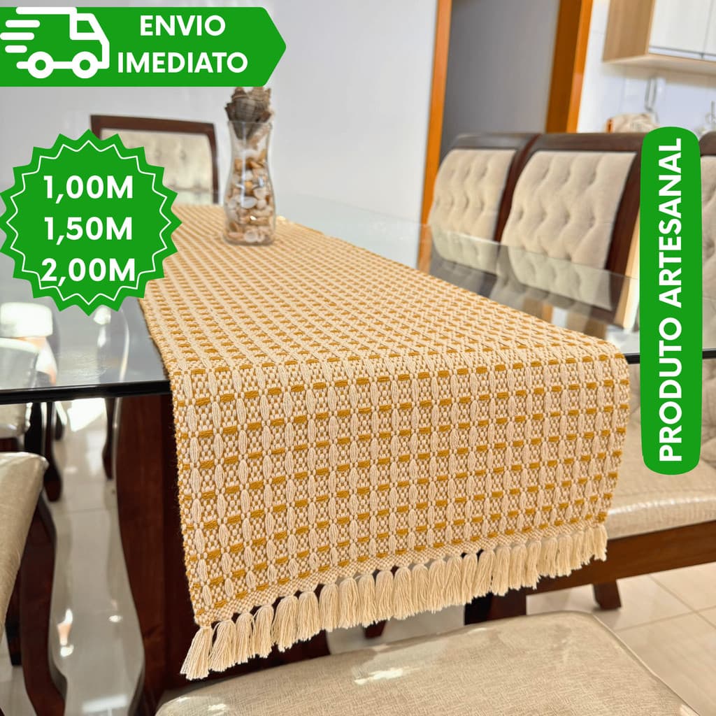Decoração de Casa Caminho de Mesa ou Lugar Americano para Mesa Sofisticada - Alta Durabilidade Tear