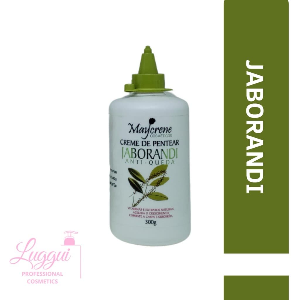 Jaborandi Anti Oleosidade Creme para Cabelos Sem Enxágue 300g Maycrene