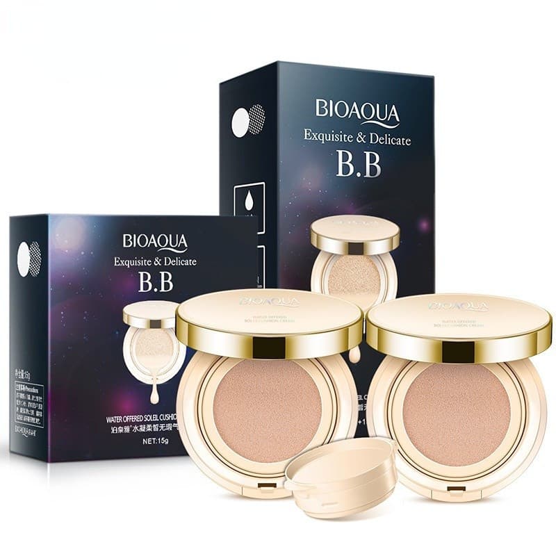 A Base Líquida ZAGK Bioaqua é adequada para todos os tipos de pele, proporcionando um brilho natural, 15 gramas.