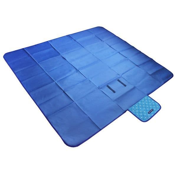 Tapete Piquenique Impermeável FRESH AQR19836 Cor:Azul