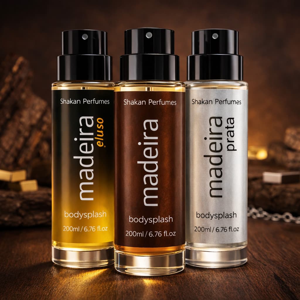 Kit 3 Bodysplash Masculino Gold Silver e Tradicional Importado 200ML