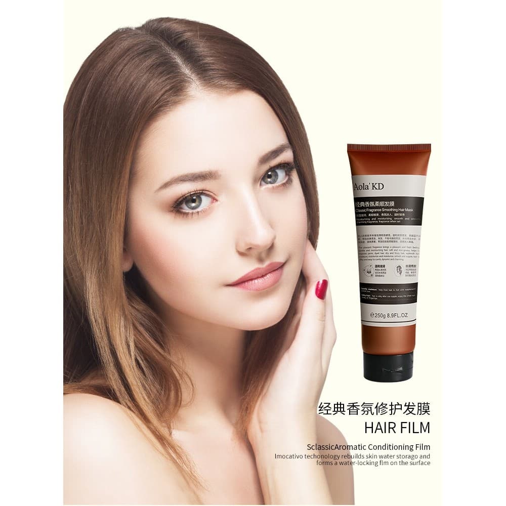 Austrália Aola ''KD Aola'KD Máscara capilar reparadora de fragrância melhora o Frizz, reparação de cabelos lisos, condic