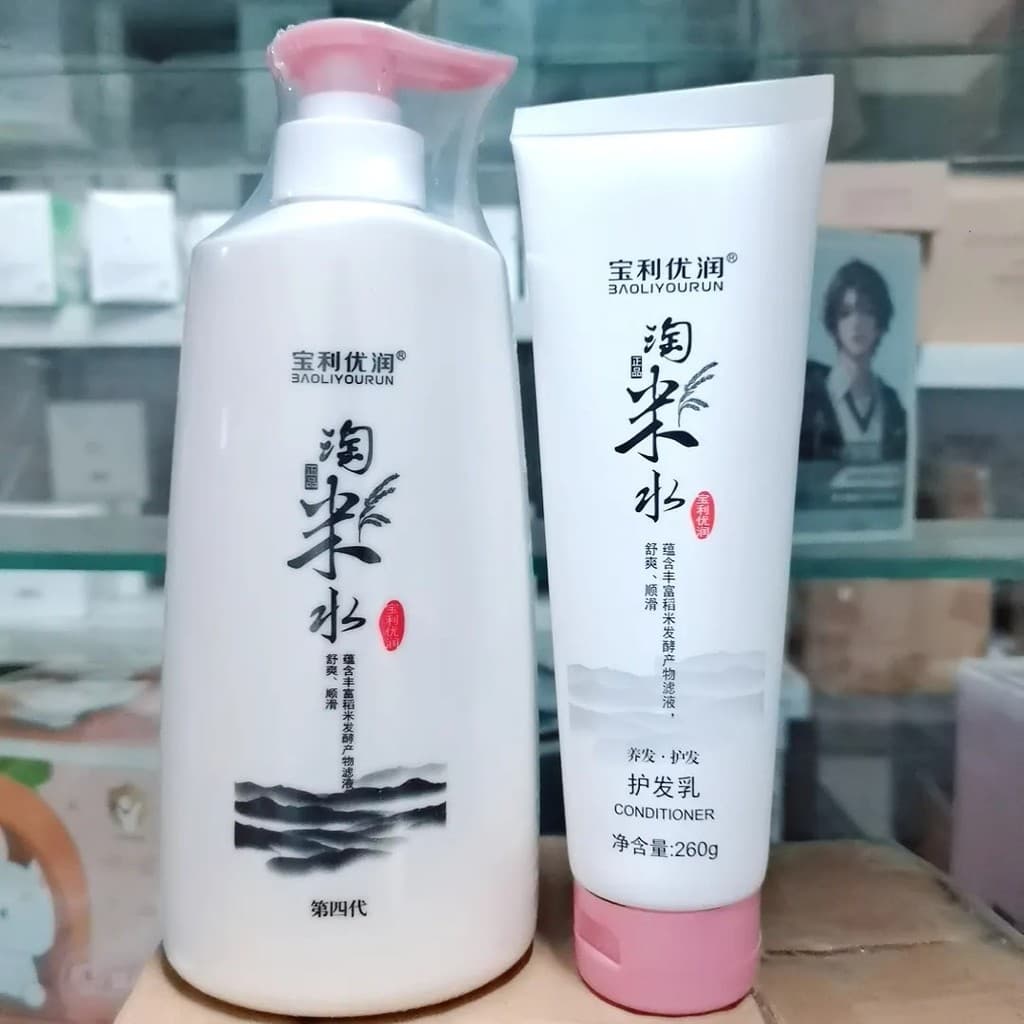 Poly Yourun Shampoo para lavar arroz, loção creme para controle de óleo, desengordurante, anticaspa, anti-coceira, estud