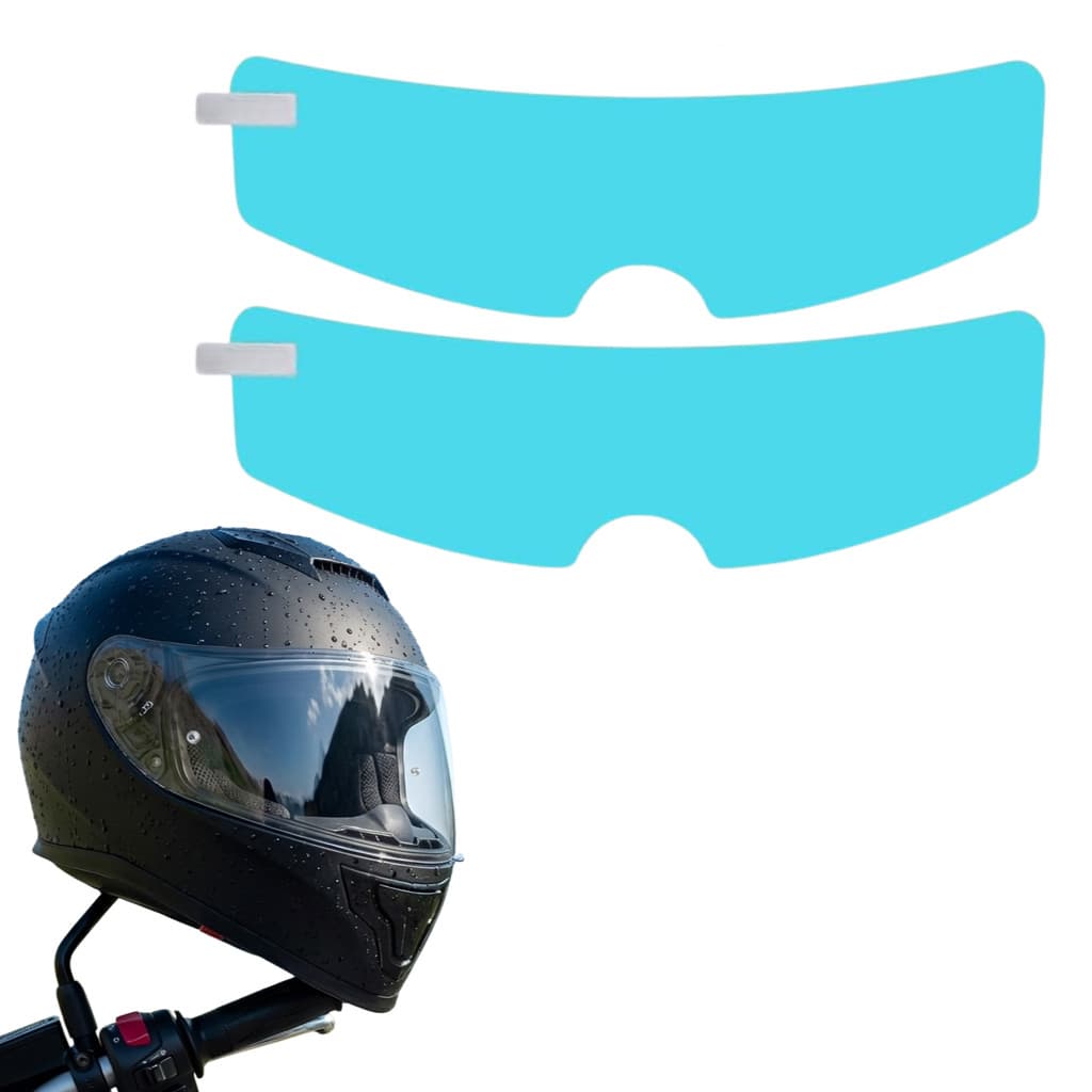 Kit 2 Película De Capacete Para A Viseira À Prova De Chuva Hd Lente Filme
