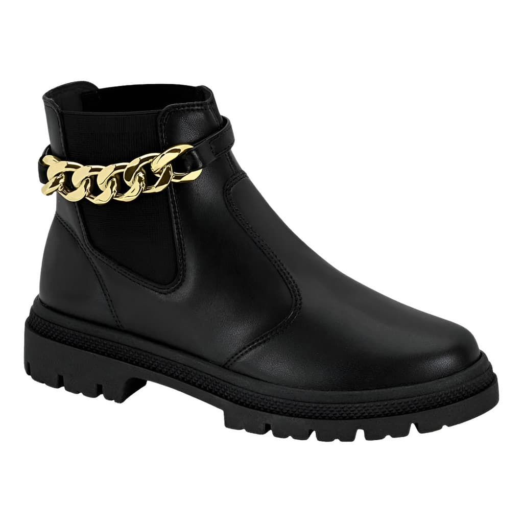 Bota Coturno Moleca Tratorado Corrente Chelsea 5344.103