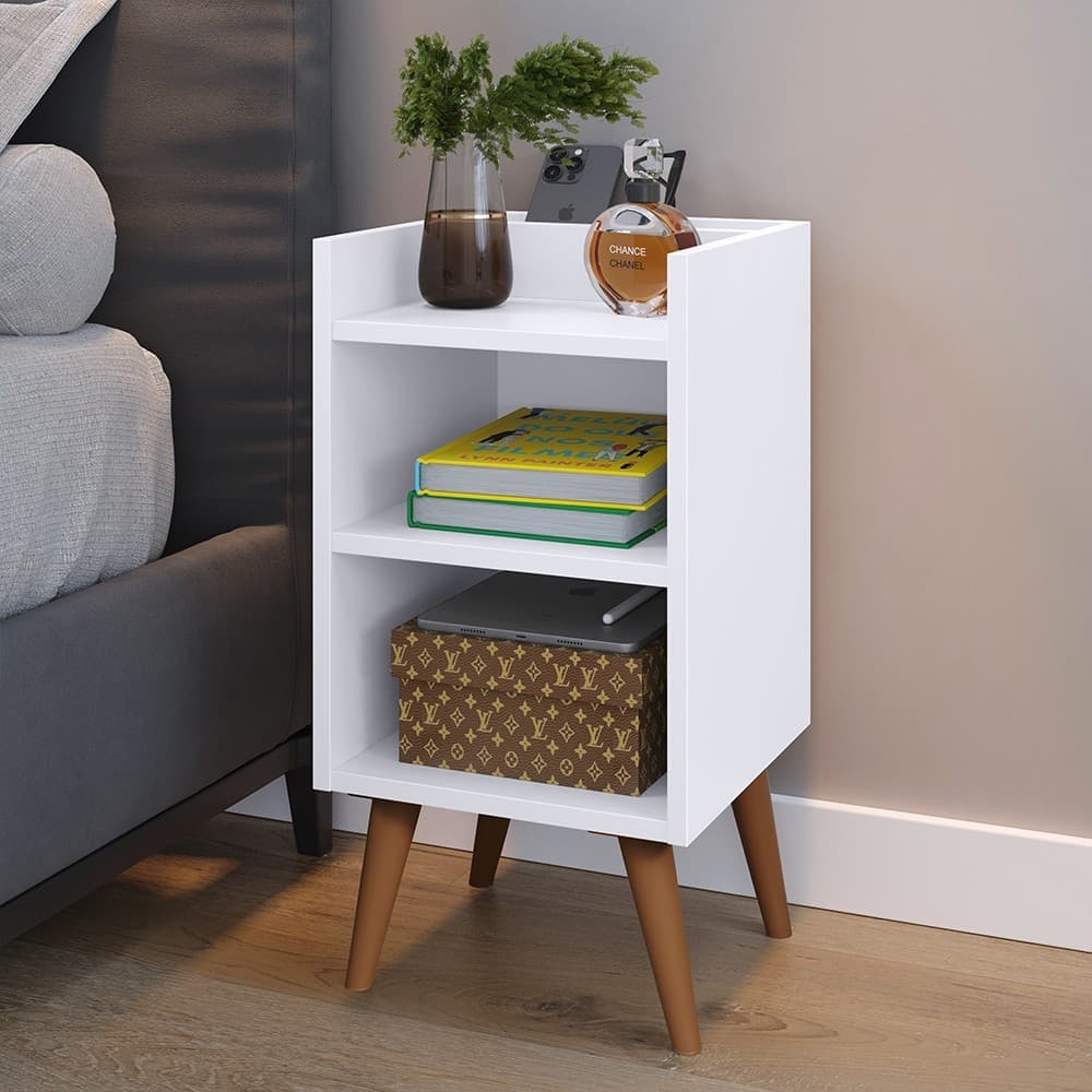 Mesa de Cabeceira CHARME Criado Lateral Cama Quarto Nicho VARIAS CORES