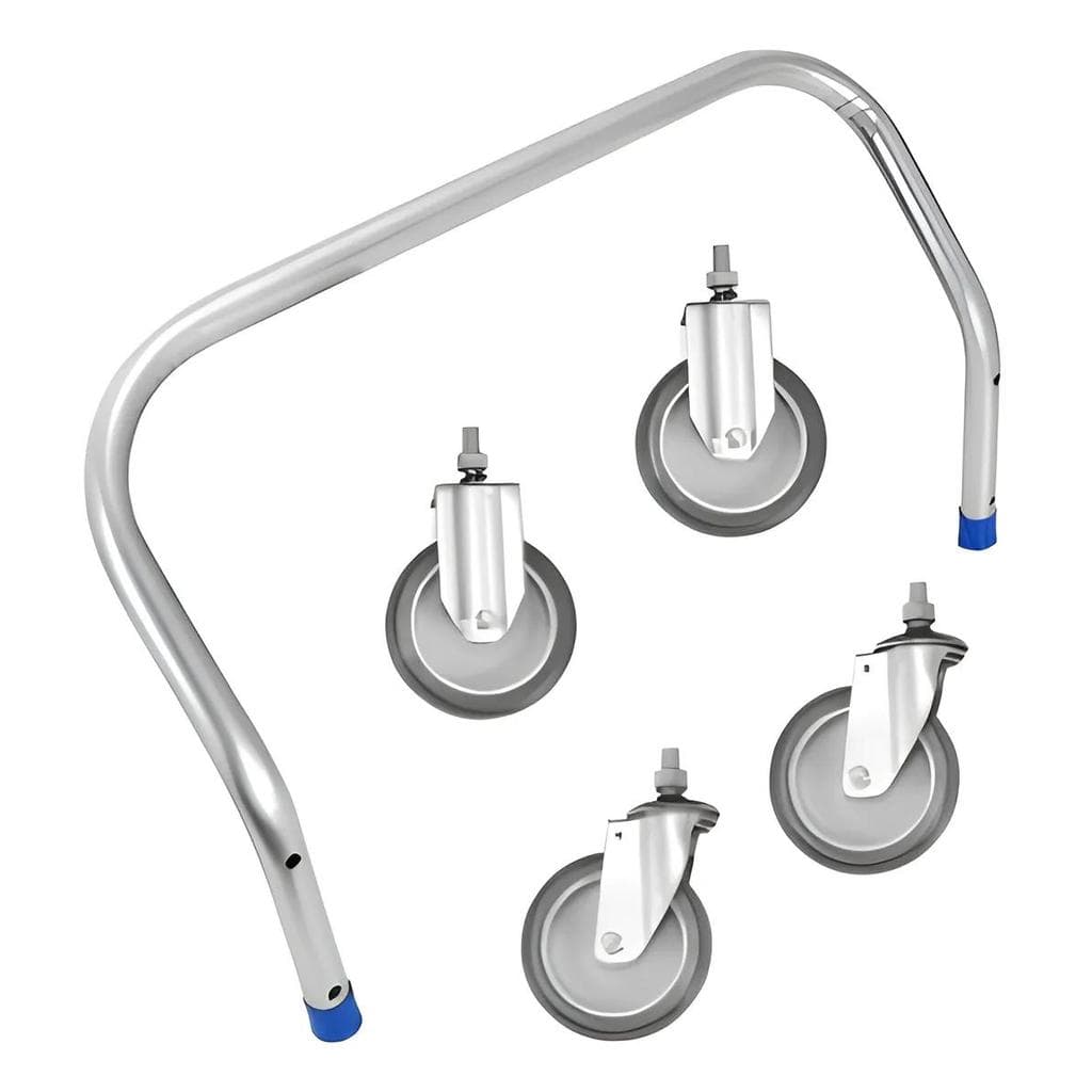 Conjunto De Rodas E Rodizio Jsn Para Carrinho/caixa 370l (r9)