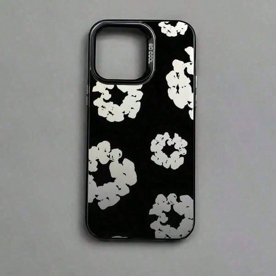 Phone Black Flower Luxury D-Denims-Tears for iPhone 7 8 12 13 14 15 16 17 PRO PROMAX PLUS AIR 16E 17AIR X XS XR XSMAX