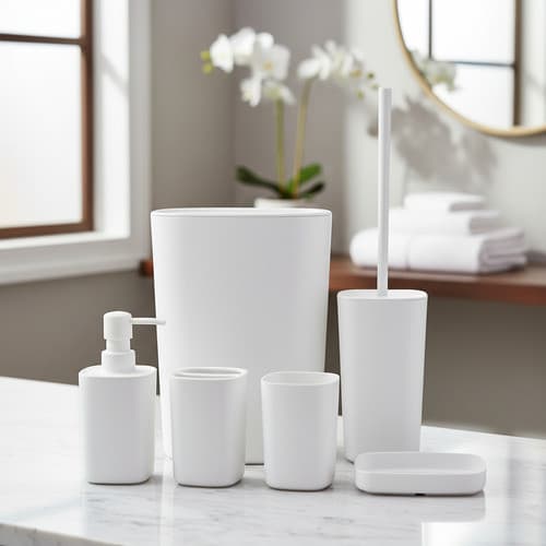 Kit Completo Banheiro Premium Emporium Branco
