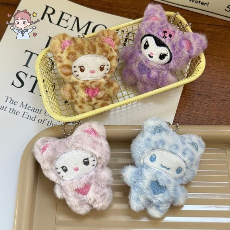 Chaveiro Sanrio De Pelúcia Estilo Fofo