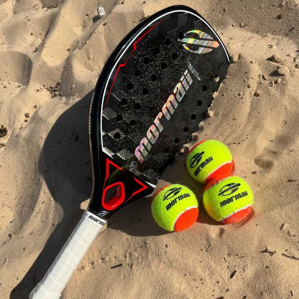 Raquete Mormaii Triax 24K De Beach Tennis