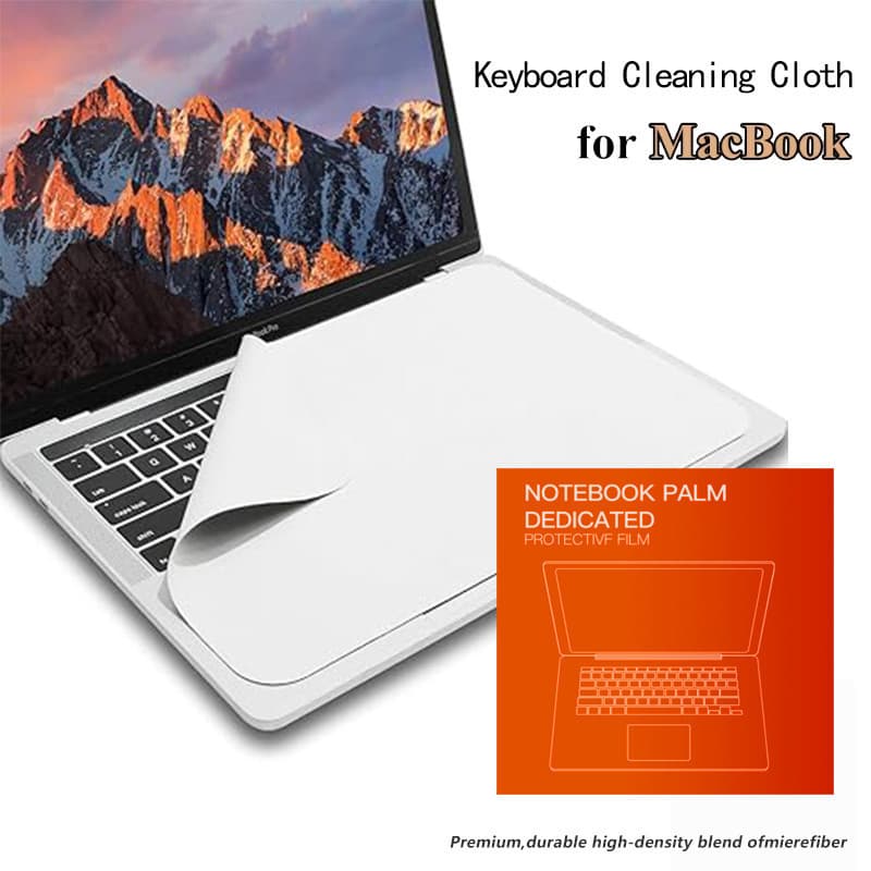 Capa De Microfibra Para Teclado De Notebook , À Prova De Poeira , Pano De Limpeza De Tela De Laptop MacBook Pro 13/14/15