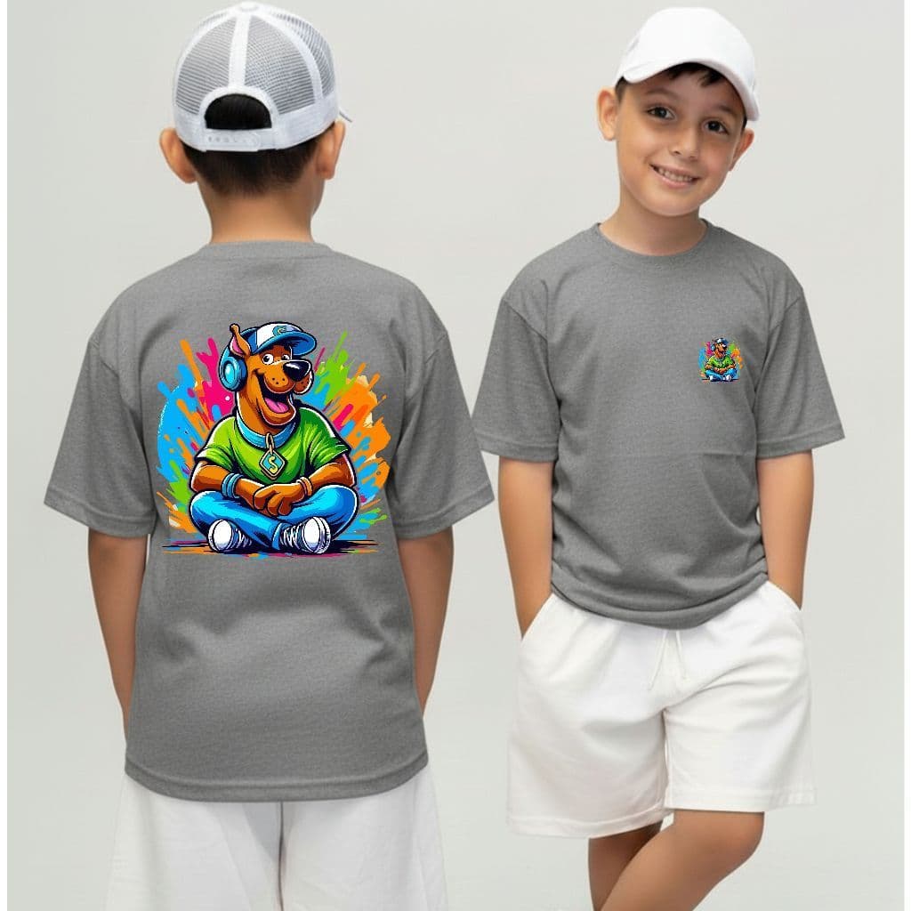 Camiseta Infantil Malha 30.1 100% Algodão Camisa Juvenil Estilosa Divertida Animado Colorido