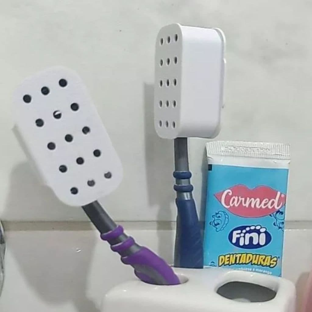 Capa Protetora Escova De Dentes Kit 4 Protetor Dental Para Cerdas Limpa Segura Uso Diario Casa Viagem Familia Higiene br