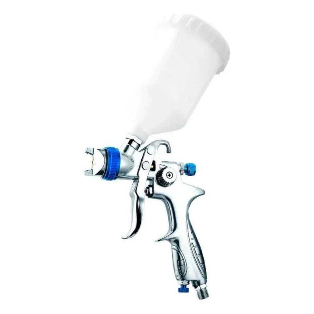 PDR PRO-530 Pistola De Pintura HVLP Copo 600ml Bico 1.3mm