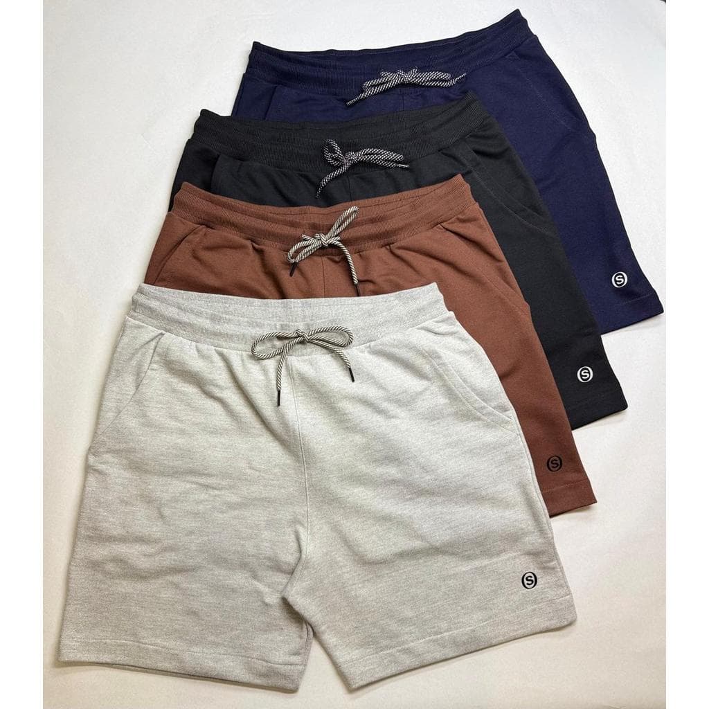 Bermuda Moletom Masculina 280g Premium Shorts Moletom Casual Confortável