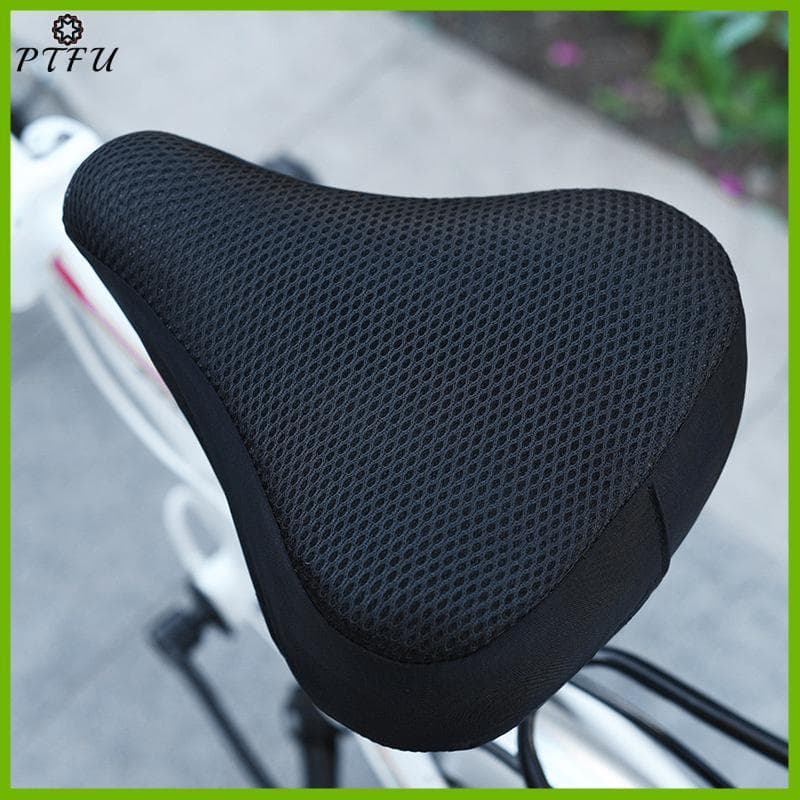 PTFU > Capa 3D Soft Capas De Assento De Bicicleta Ciclismo Almofada Silicone Respirável Confortável Novo