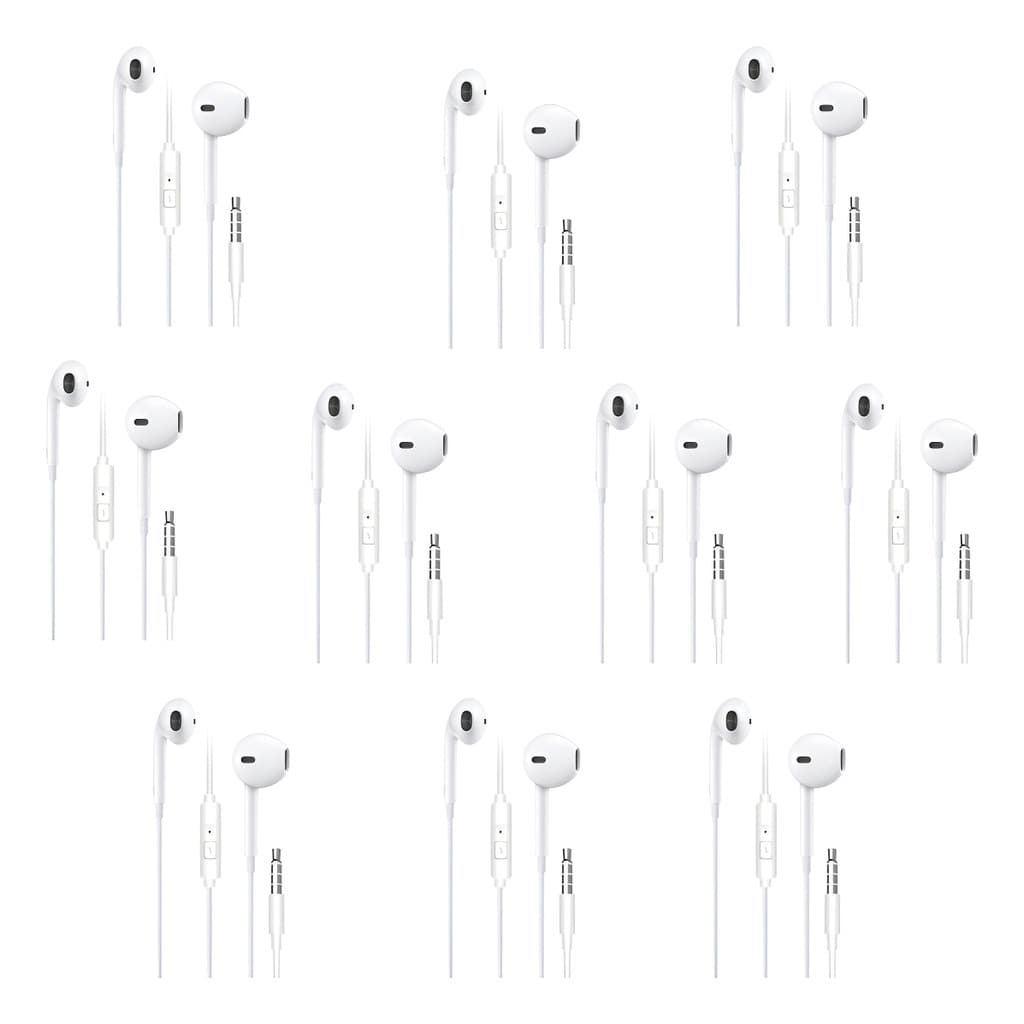 Kit Com 10 Unidades Fone De Ouvido P2 Microfone In-ear Xcell