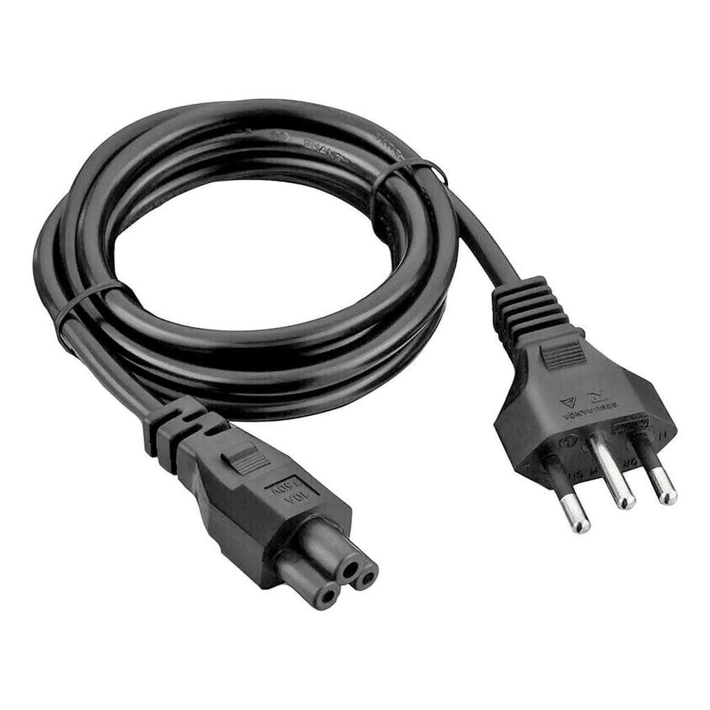 Cabo De Força 3 Pinos Tripolar Para Notebook Tv 1.40 metros 127/220v