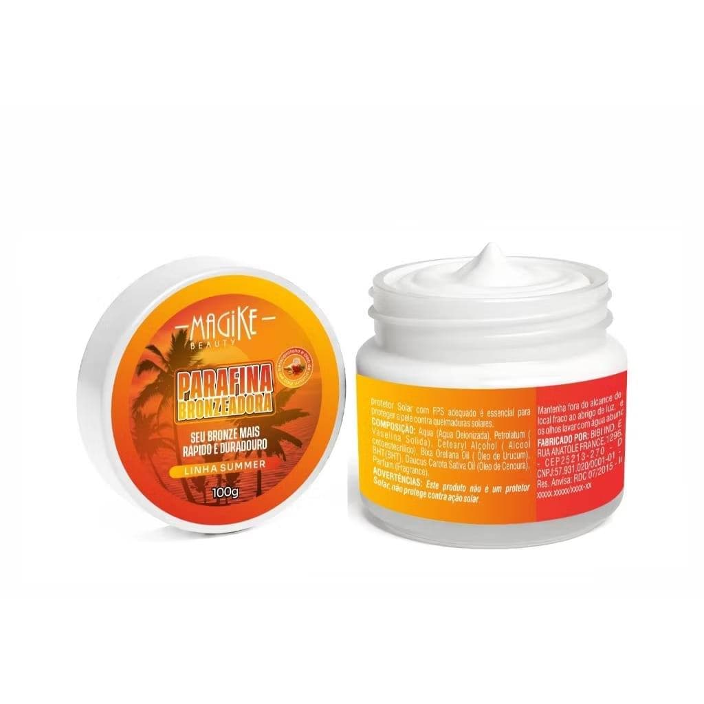 Kit 12 Magike beauty 100g  Parafina bronzeadora - Bronze Perfeito