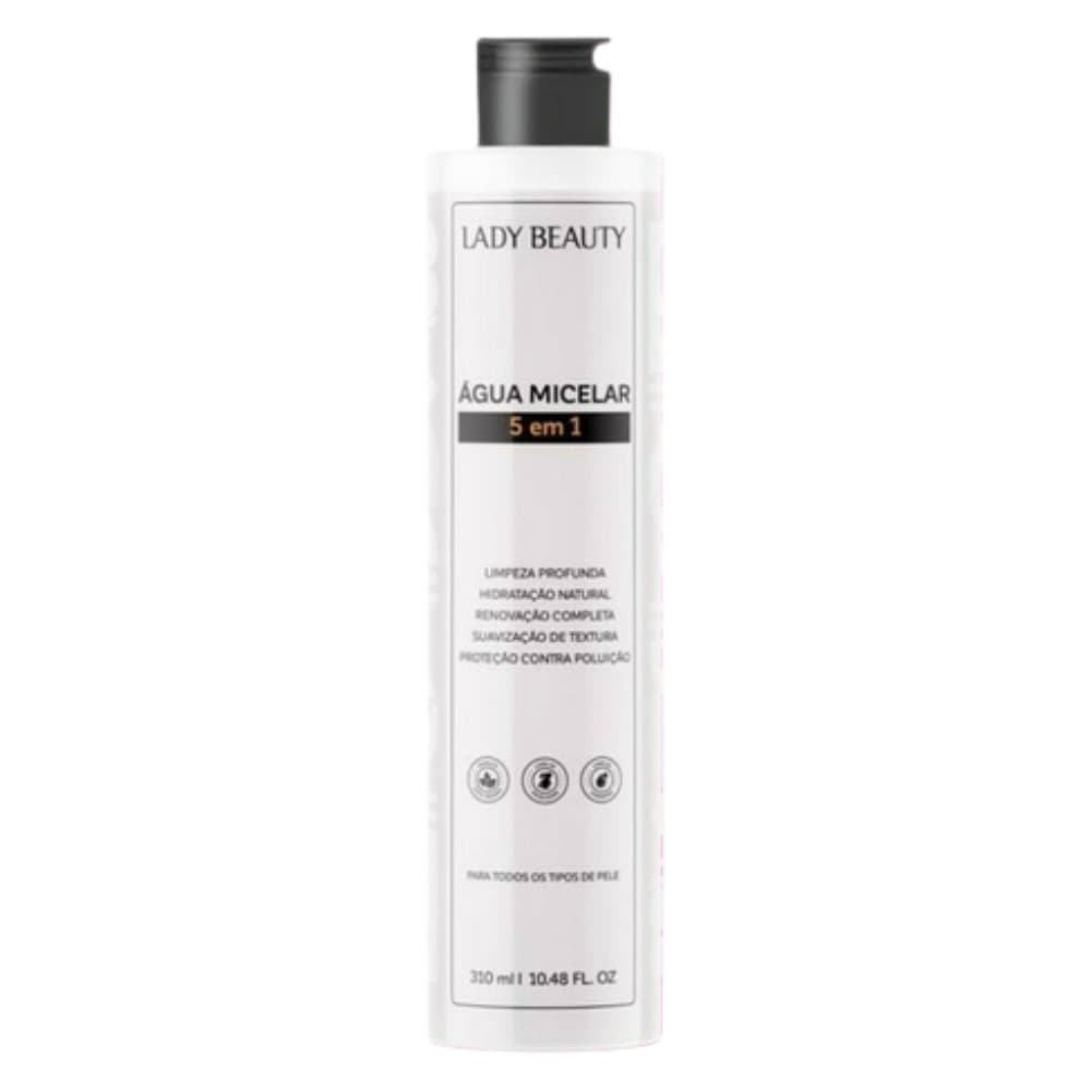 Água Micelar 5 em 1 Lady Beauty
