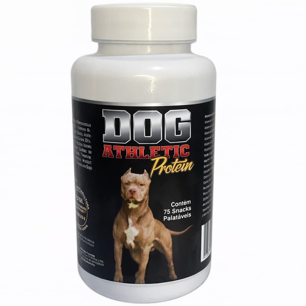 Suplemento Para Dog Pitt Bull Ajuda No Desenvolvimento de  Musculos E Energia