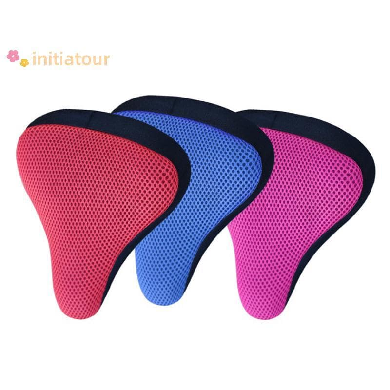 [Init-t] Selim De Bicicleta 3D Macio Capa De Assento Ciclismo Almofada Silicone Sela Respirável Confortável Nova
