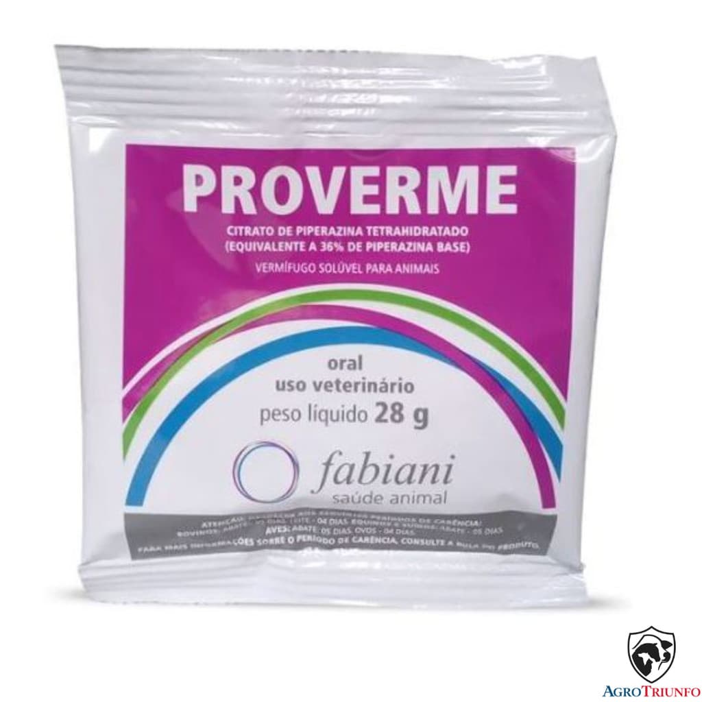Proverme Sache 28 G Anti-helmíntico Vermirnose Fabiani