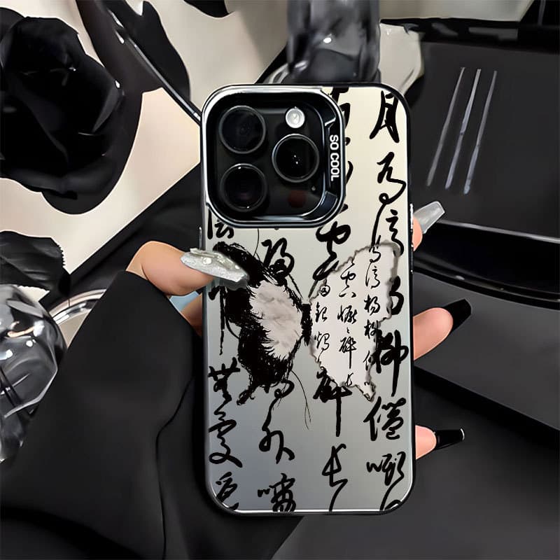 Capinha Caligrafia Borboleta Para Motorola Moto G04 G04s E14 G22 G14 G24 G54 G84 Capa De Silicone IMD Caso De Telefone