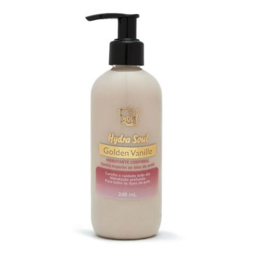 HIDRATANTE CORPORAL BABASOUL GOLDEN VANILLE - SOUL COSMÉTICOS 240 ML