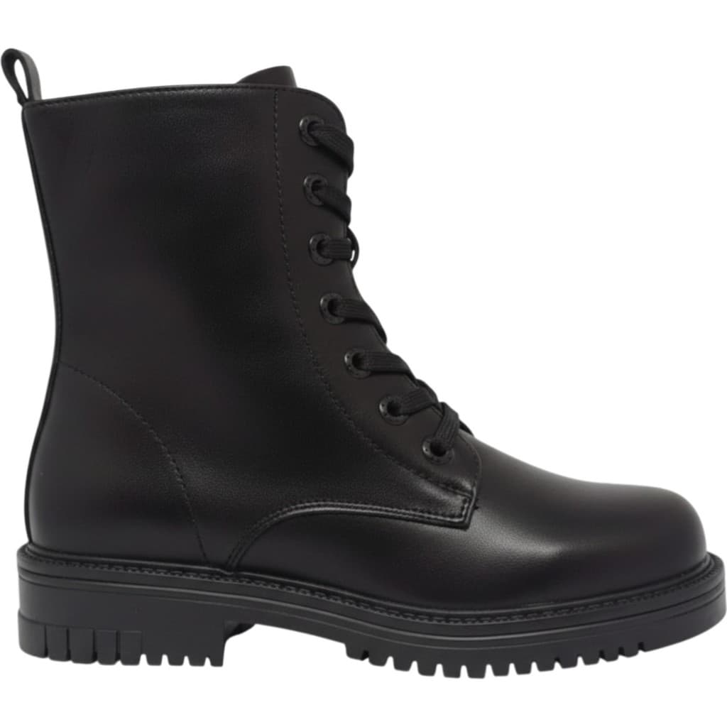 Bota Coturno Feminina Dia a Dia Trabalho Passeio Conforto Fechamento Em Ziper Coturno Mooncity 72353