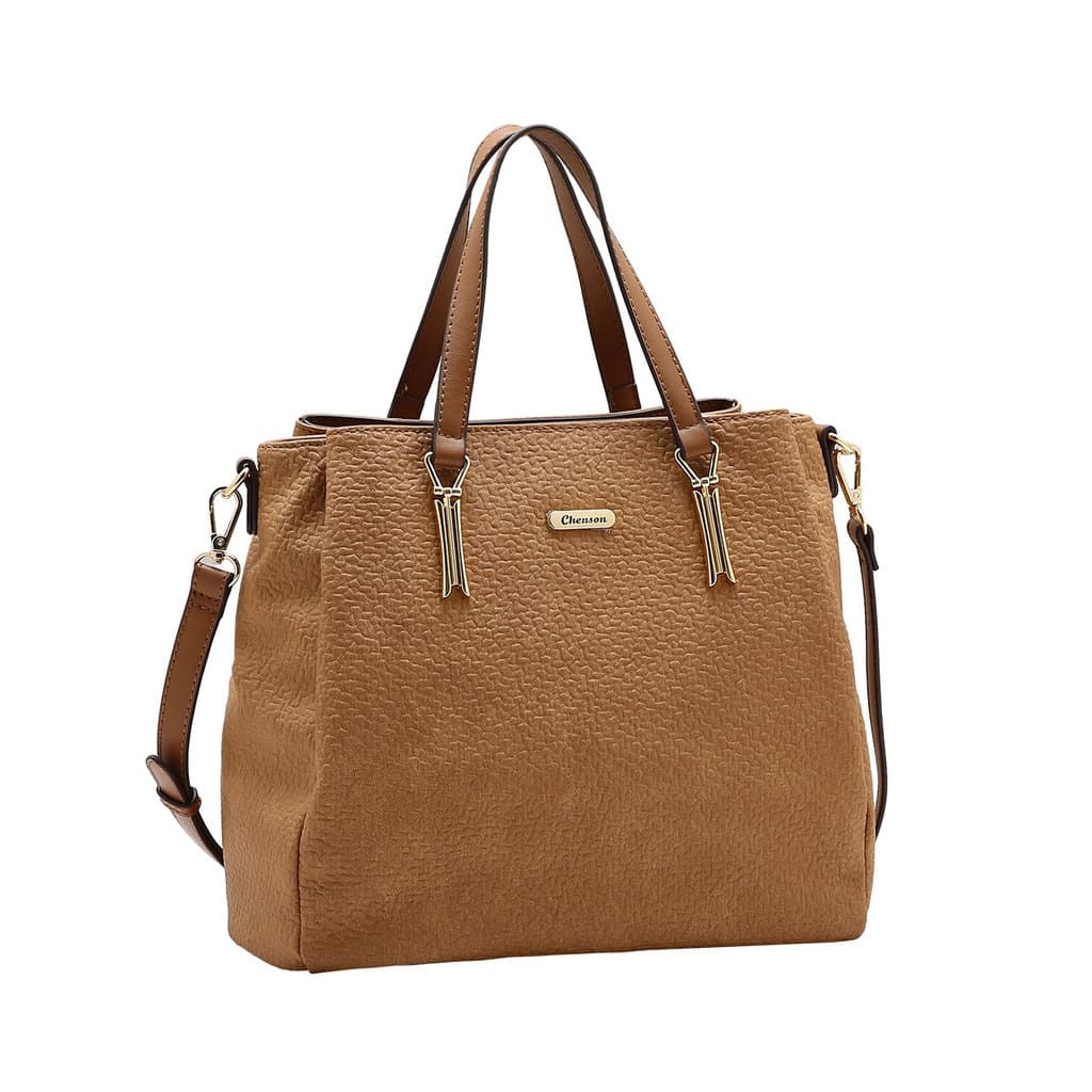 Bolsa Tote Classic Marrom Casual Chenson