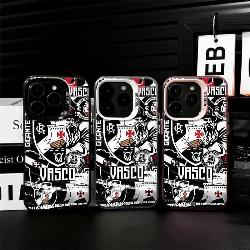 capinha de celular quadro Vasco da Gama para Samsung A15 A16 A14 A13 A17 A07 A05 A55 A35 S24 Ultra S25 Ultra capinha