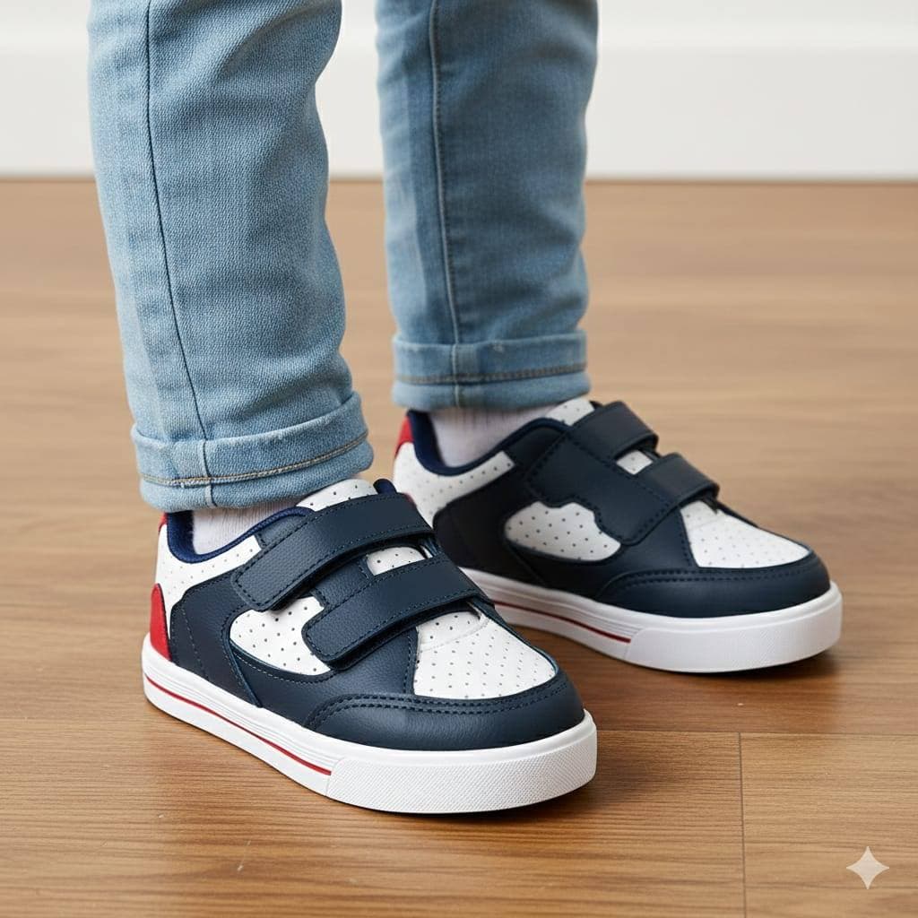 Tenis infantil moda confortável escola promoção volta as aulas velcro leve macio