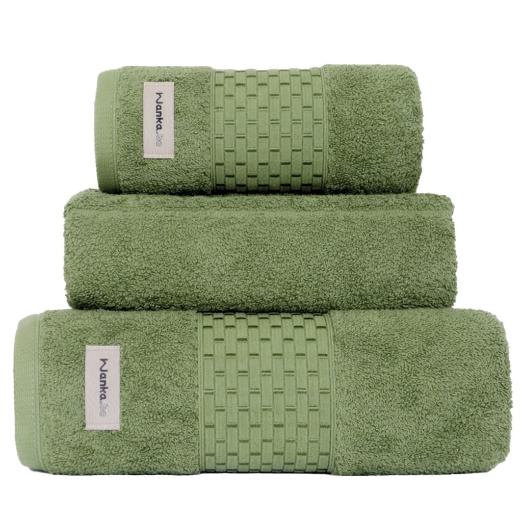 Kit 3 Peças Toalhas Banho Gigante Rosto e Piso | Banhão Milano | Grossa Macia 600g