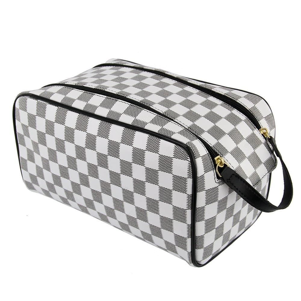 Nécessaire Grande/ Masculina Feminina / Organizadora Viagem / Bolsa de Mão / Porta Chuteiras / Porta Maquiagens BRANCO1