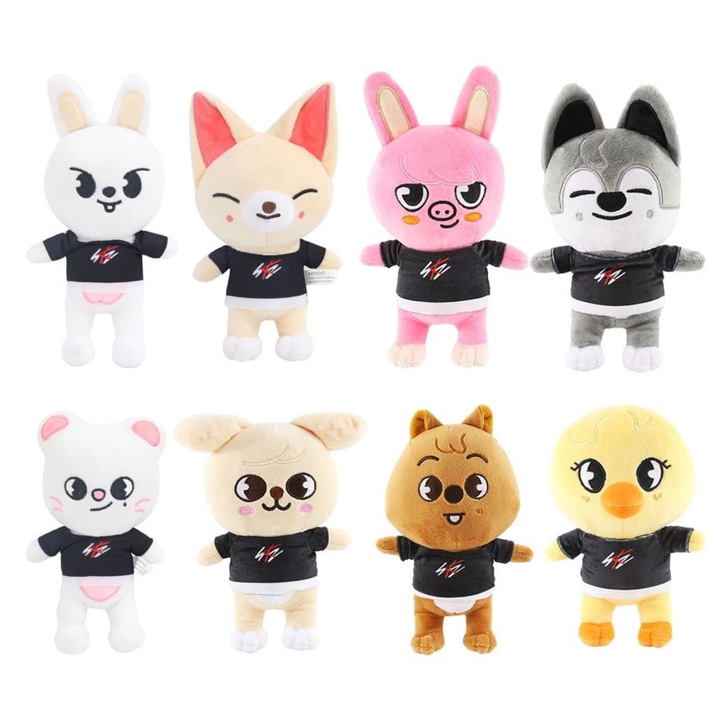 Brinco de Queixo de 22cm Sks Jiniret/Wolf Chan/Leebit/Dwaekki/Han Quokka/Bokari/Puppet/Foxi.Ny versão infantil XXGT
