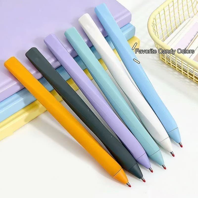 Caneta De Tintas De Gel De Plástico WRC Twist Action Ergonômica 0 5MM Pretas Para Anotações No Diário Material Escolar