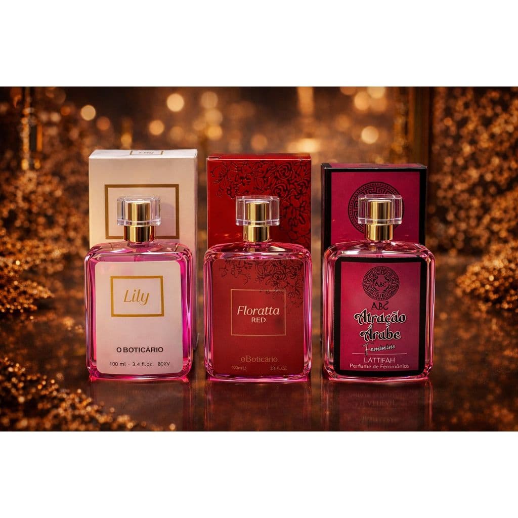 Kit 03 Perfumes Doces Árabes Femininos Importados 100 Ml