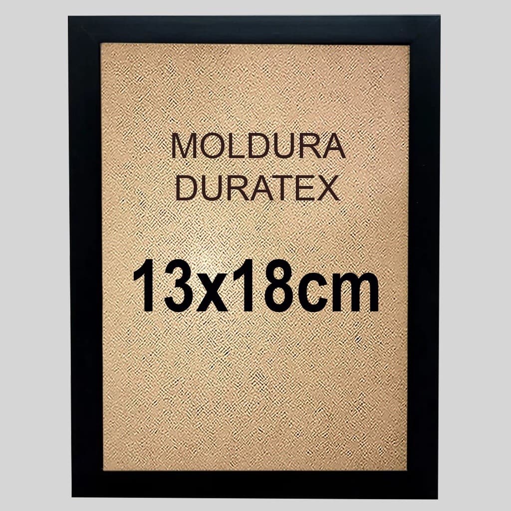 kit 5 unidades Moldura Quadro 13x18cm sem Vidro, sem Acetato somente com Duratex