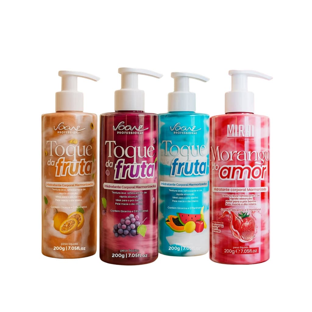 Gel Hidratante Aveludado Aroma de Morango com Creme, Uva e Tutti-Frutti 200g Essenza Seduction
